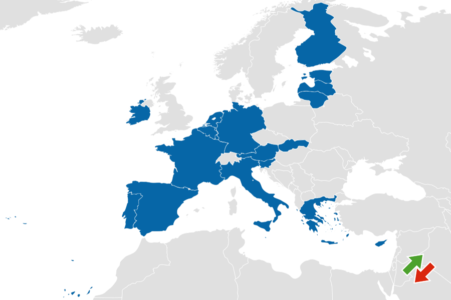 waluta euro jakie kraje