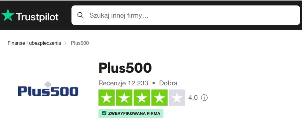 Plus500 opinie użytkowników